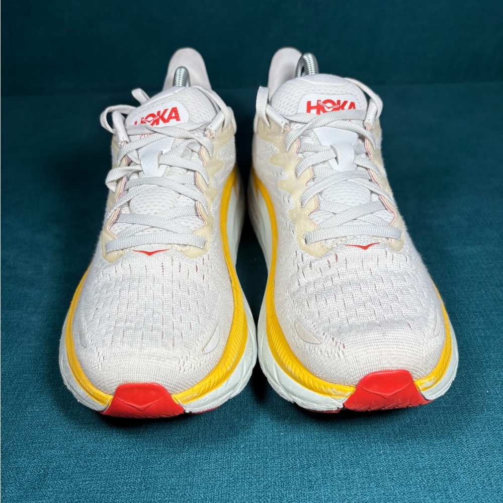 Hoka One Clifton 8 Multicolor shoes men’s size 9 - Picture 4 of 8
